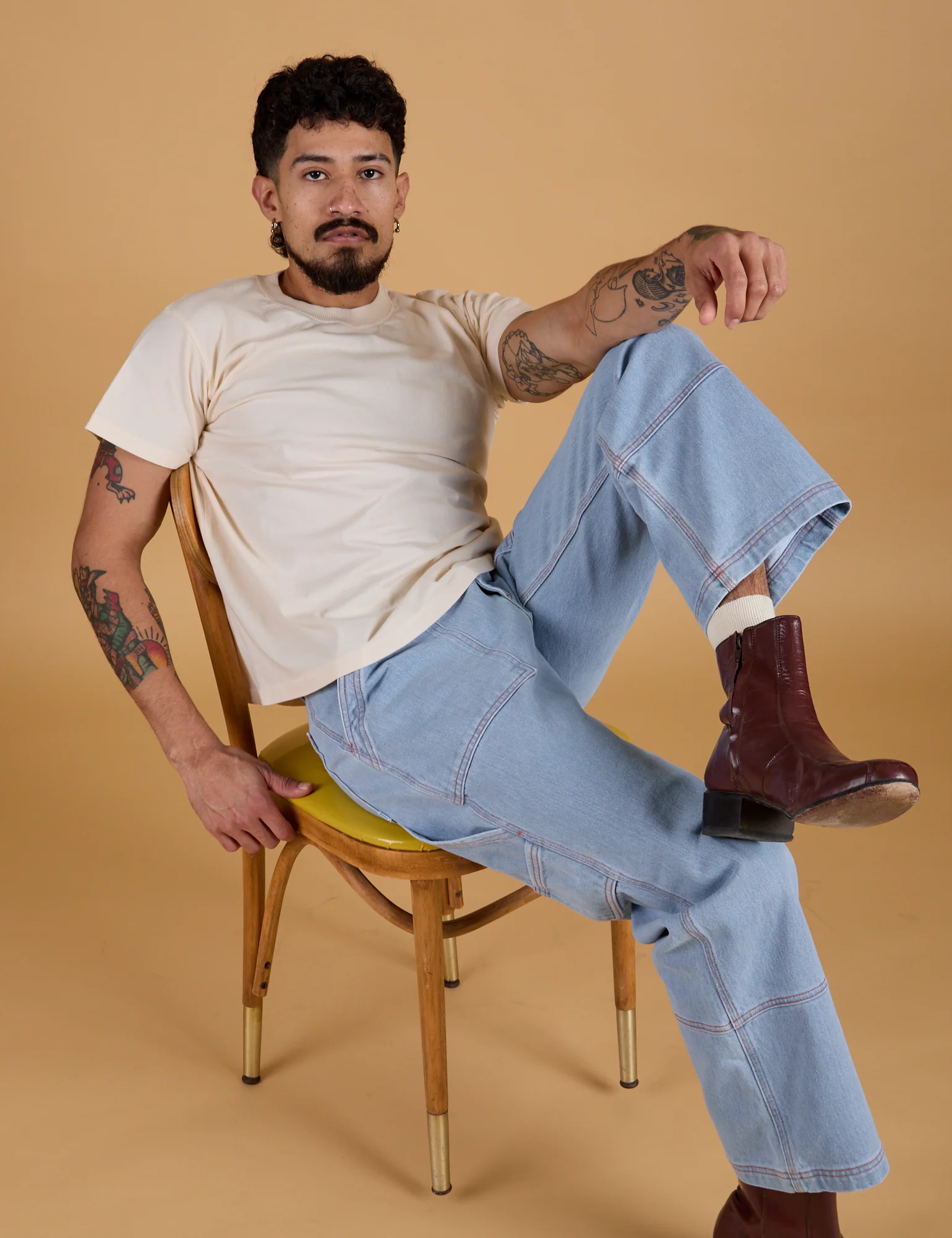 The Organic Vintage Tee - Vintage Off White - Image 19