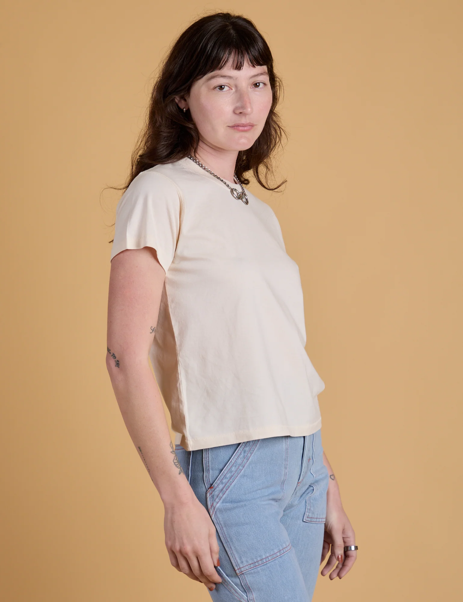 The Organic Vintage Tee - Vintage Off White - Image 24