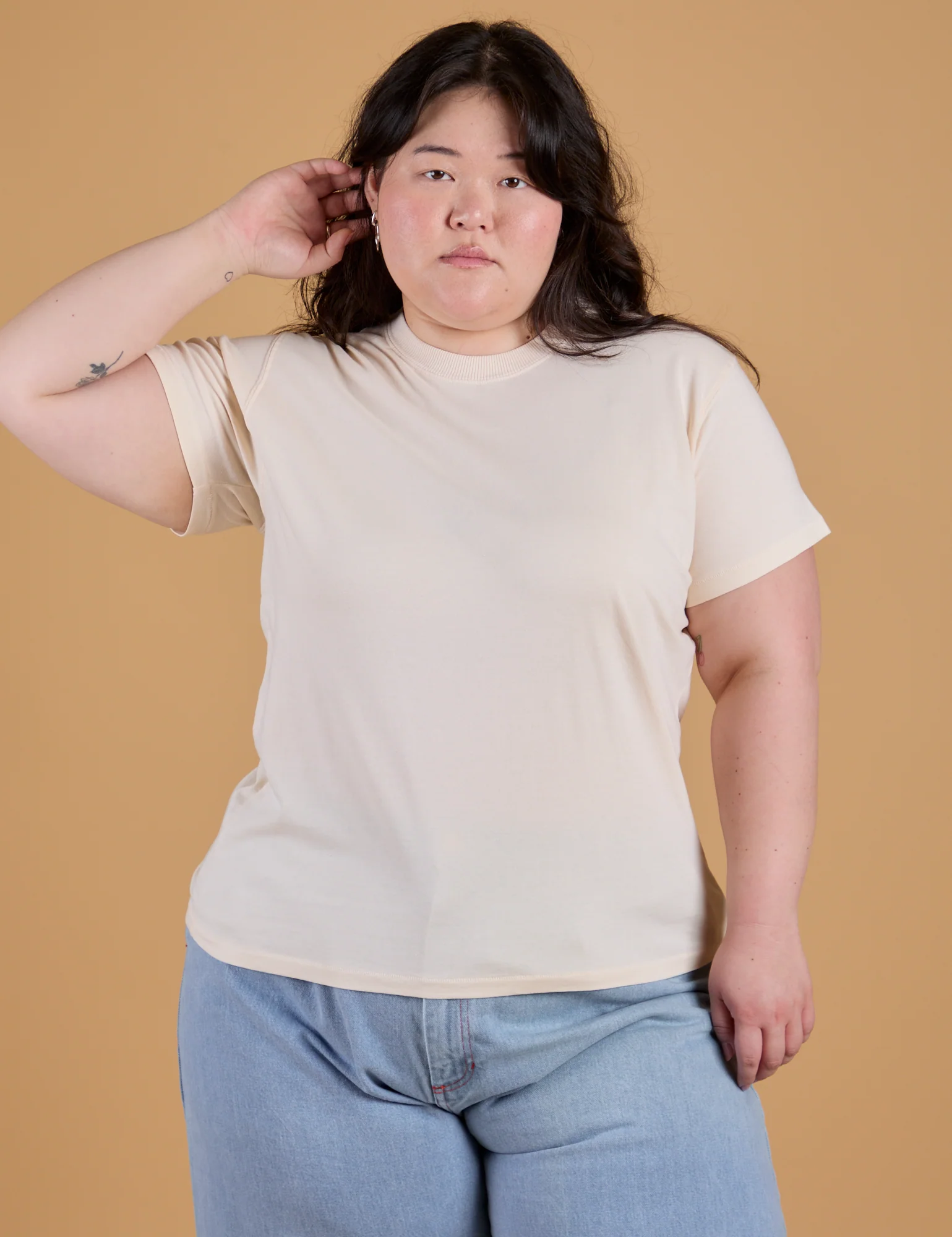 The Organic Vintage Tee - Vintage Off White - Image 3