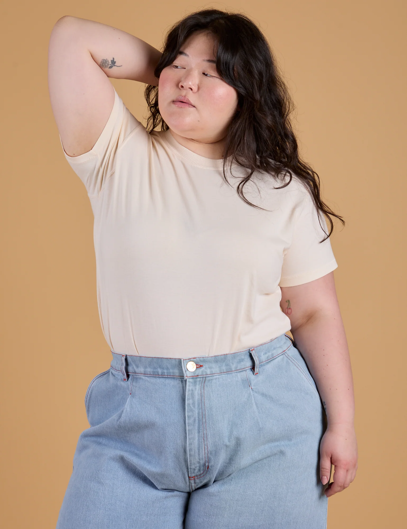 The Organic Vintage Tee - Vintage Off White - Image 7
