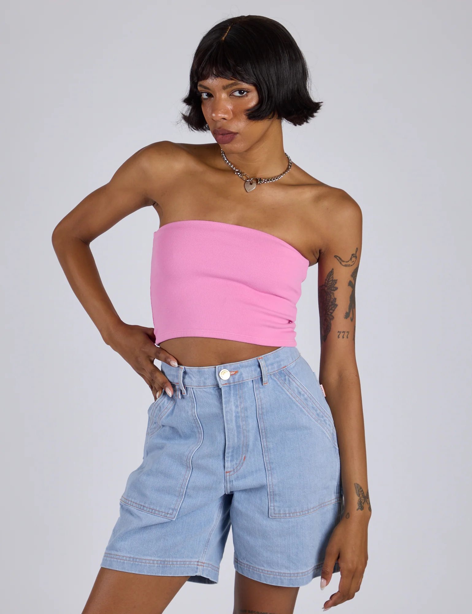 Tube Top - Bubblegum Pink - Image 3