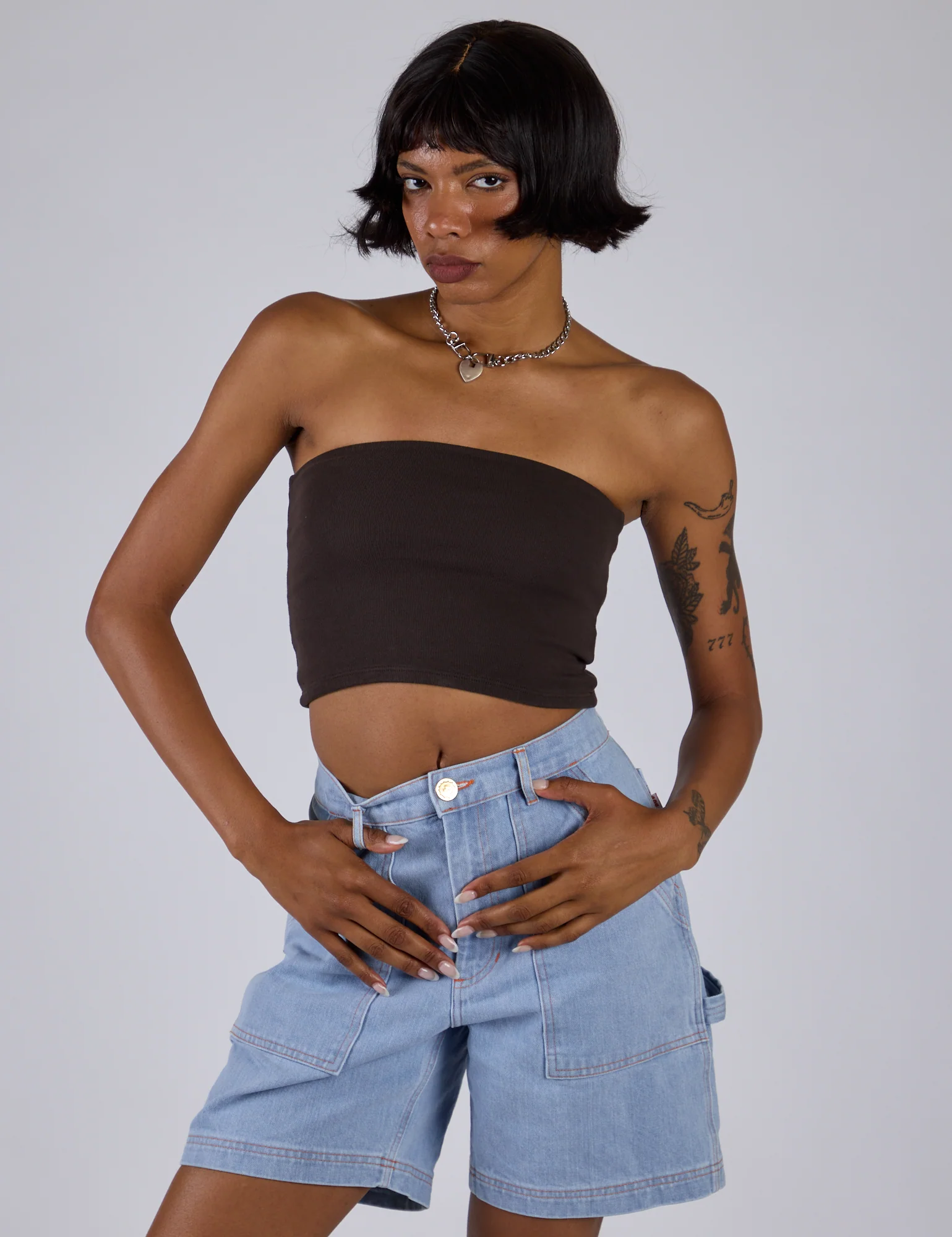 Tube Top - Espresso Brown - Image 11