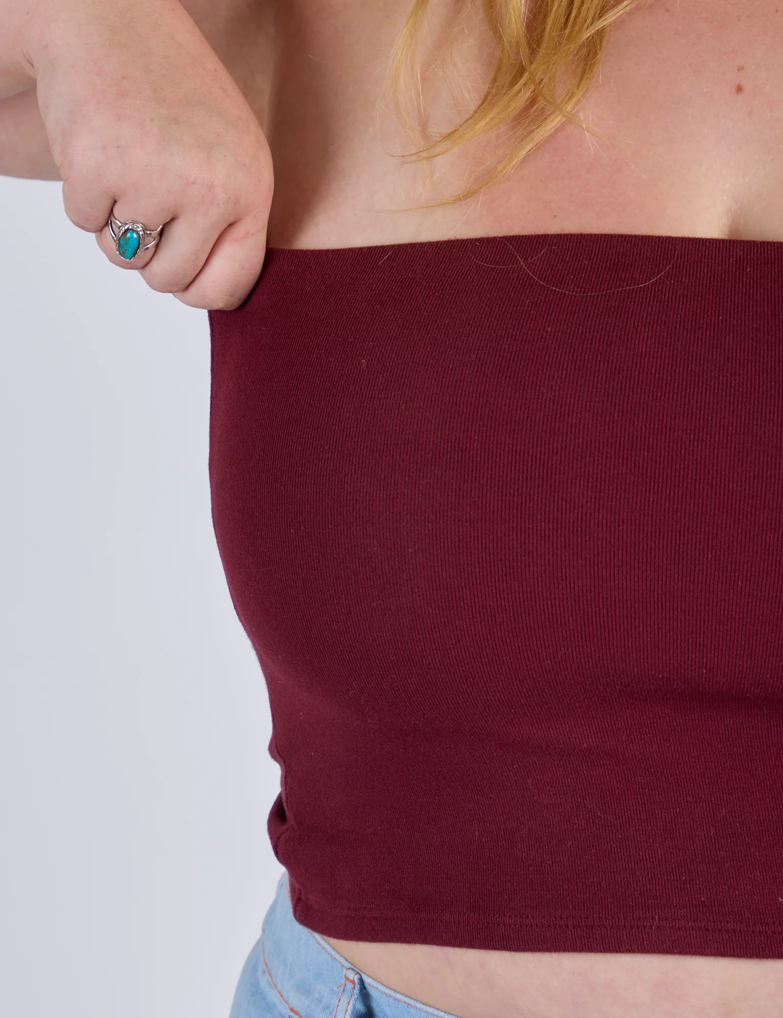 Tube Top - Red Wine - Image 4