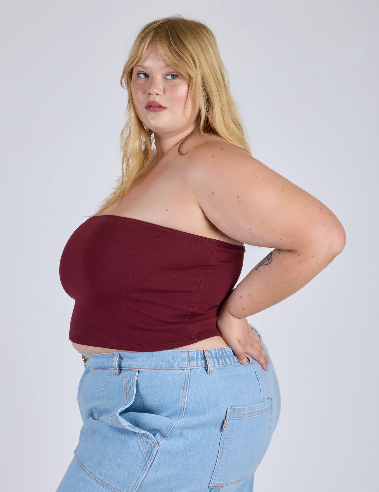 Tube Top - Red Wine - Image 6