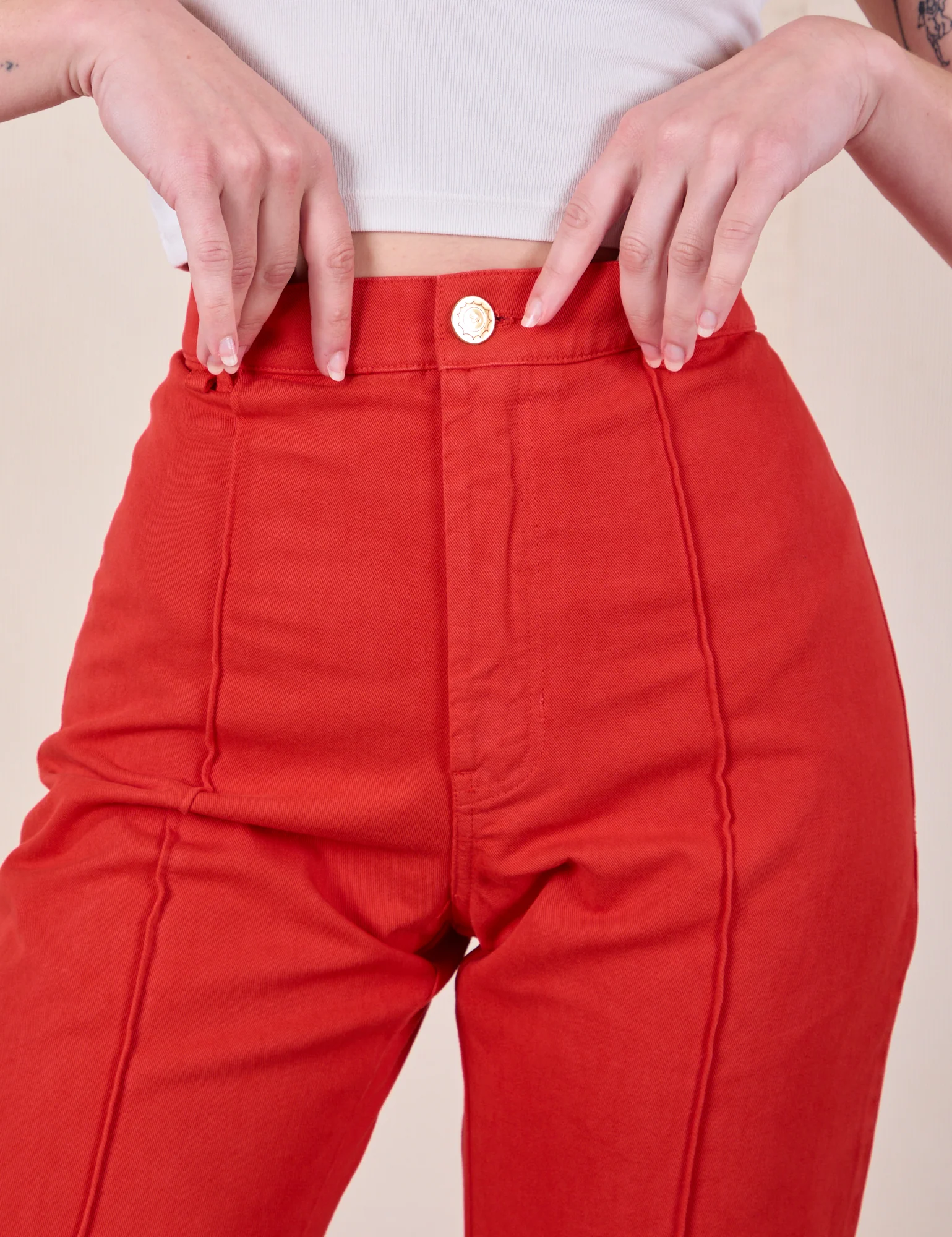 Western Pants - Mustang Red *FINAL SALE* - Image 4