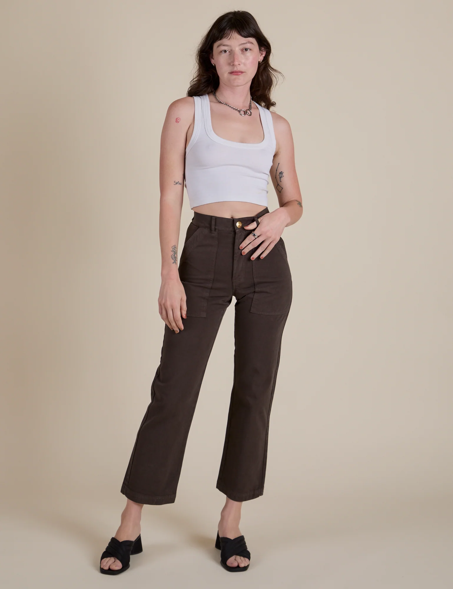 Work Pants - Espresso Brown - Image 10