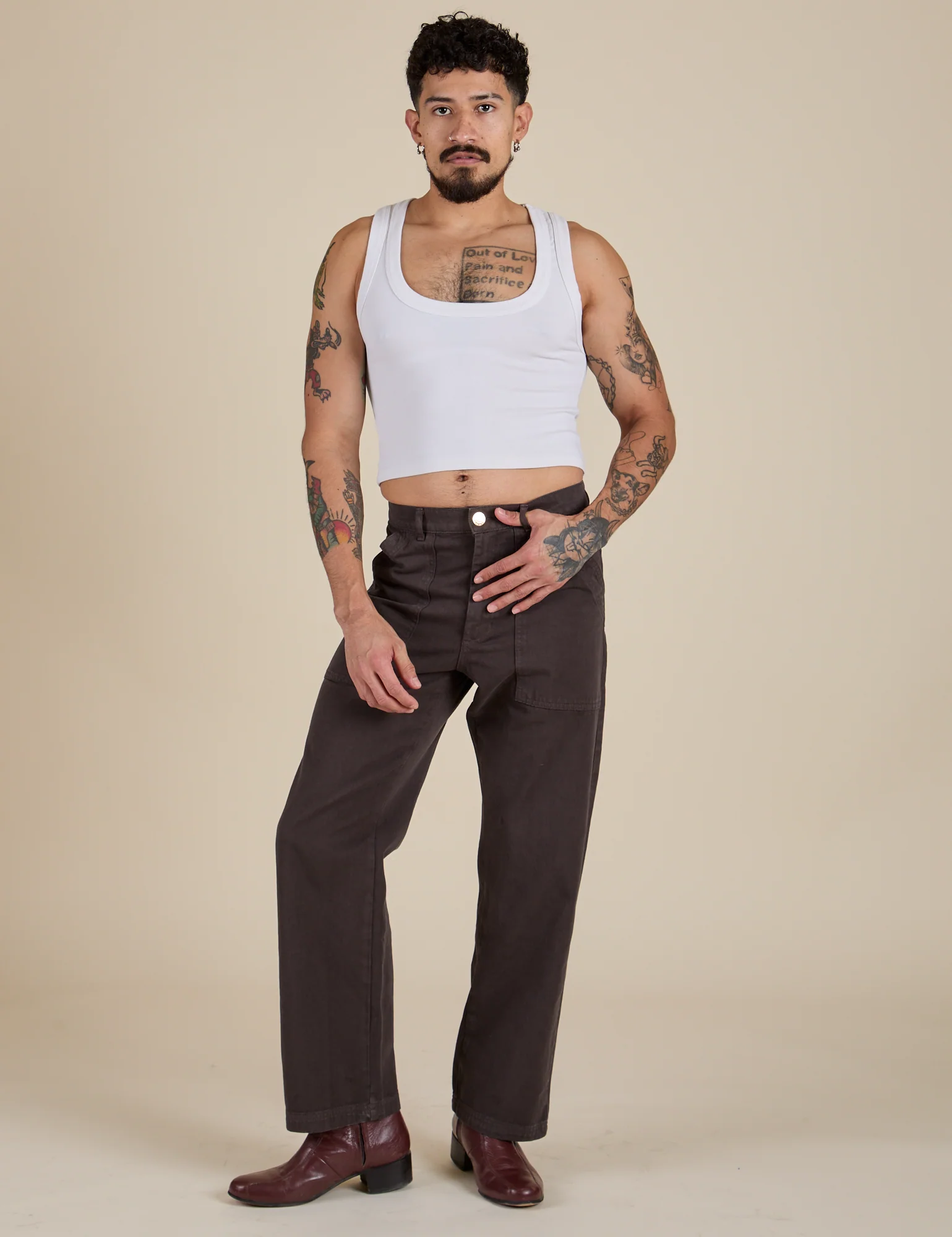 Work Pants - Espresso Brown - Image 18