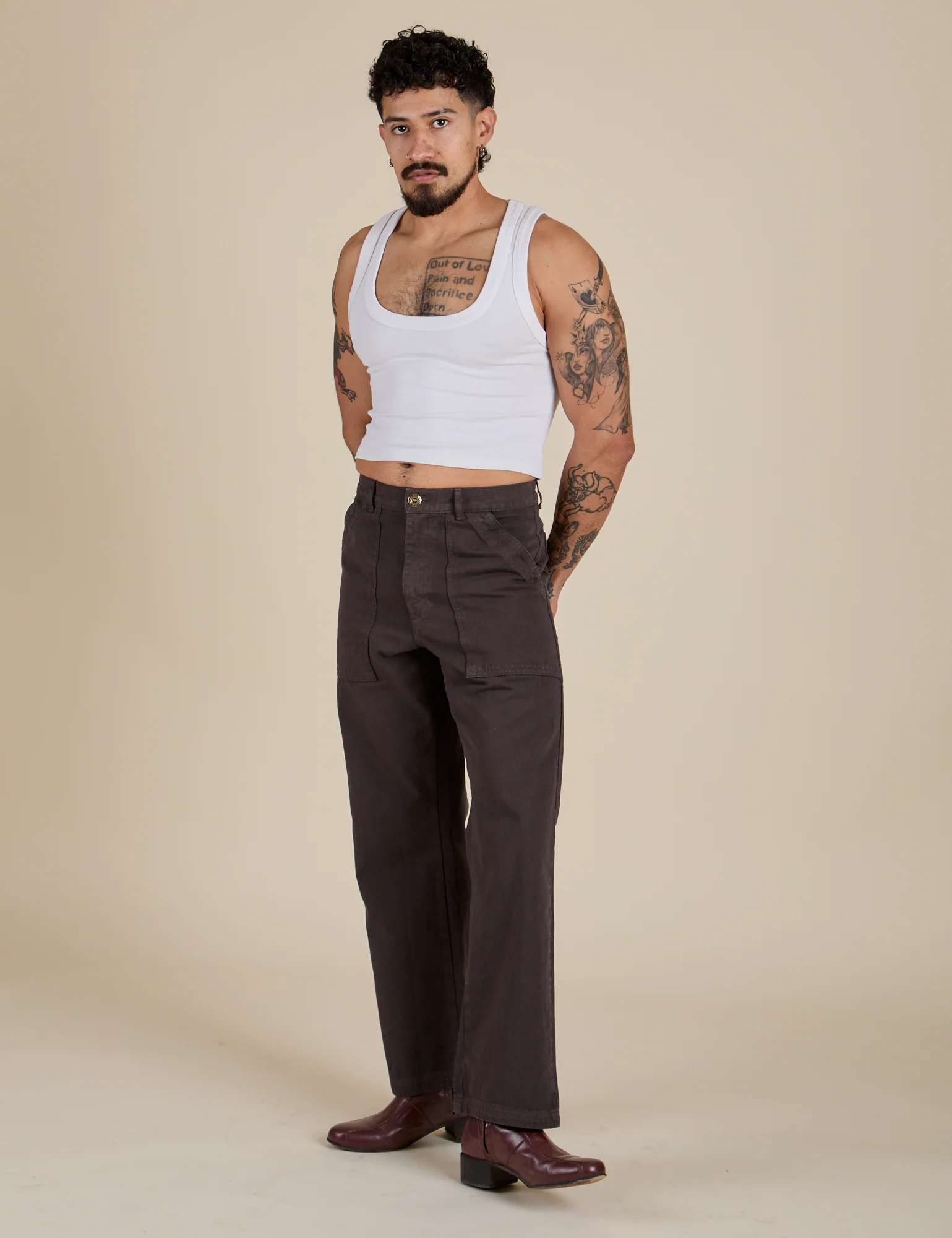 Work Pants - Espresso Brown - Image 19