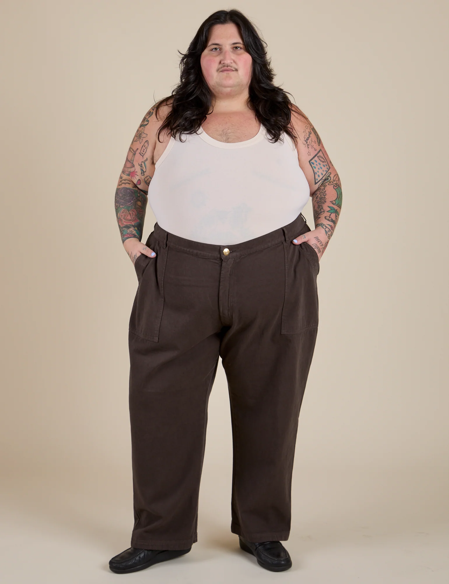 Work Pants - Espresso Brown - Image 25