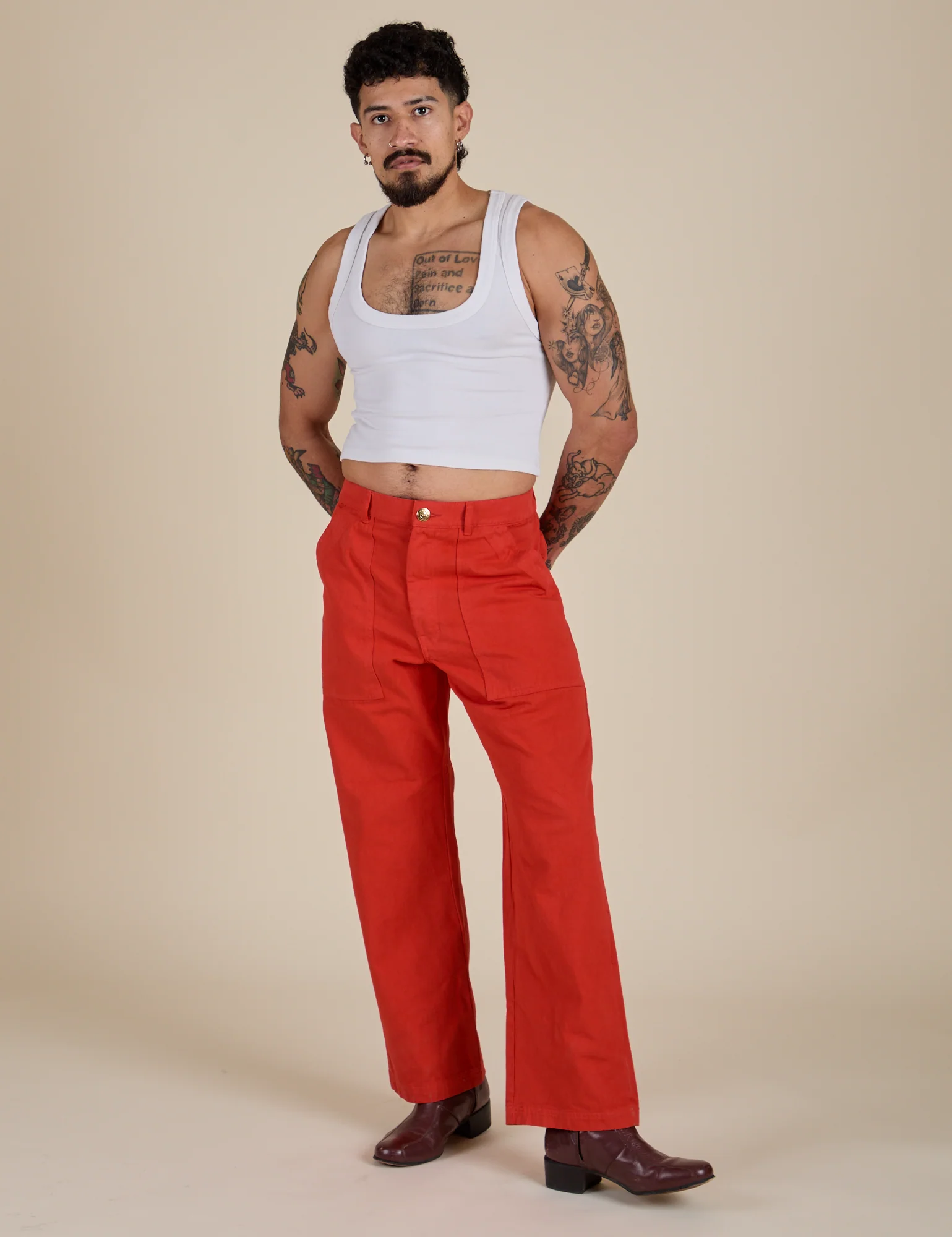 Work Pants - Mustang Red - Image 15