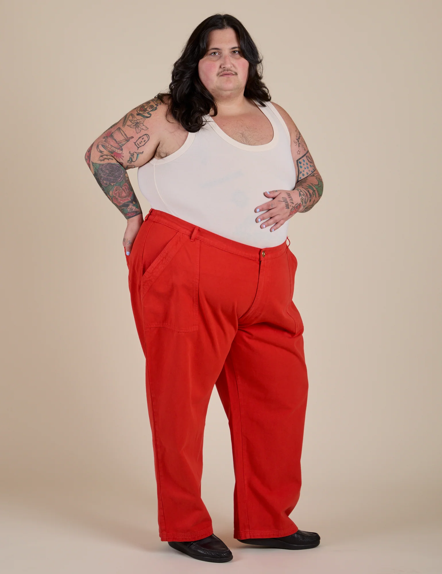 Work Pants - Mustang Red - Image 4