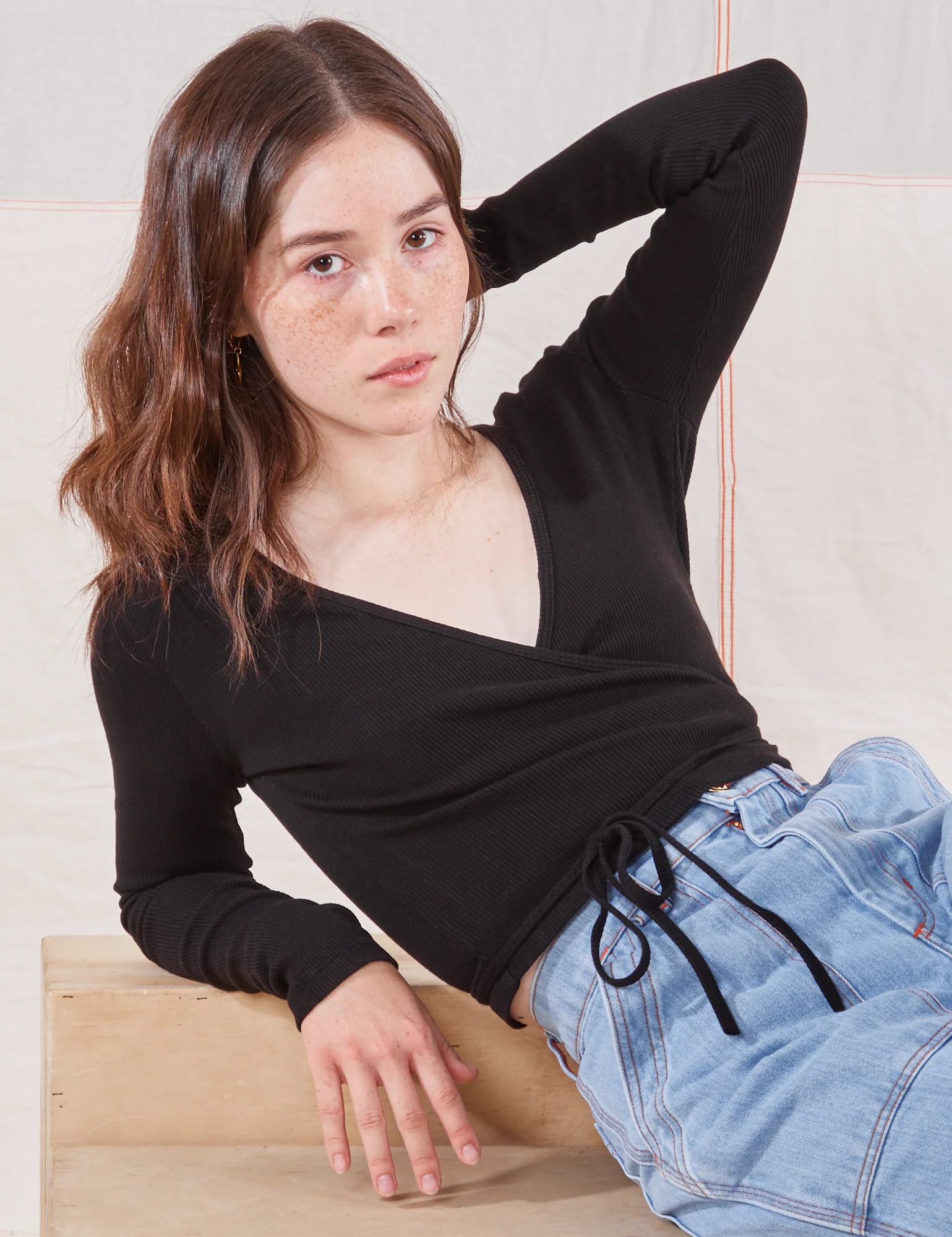 Wrap Top - Basic Black *FINAL SALE* - Image 12